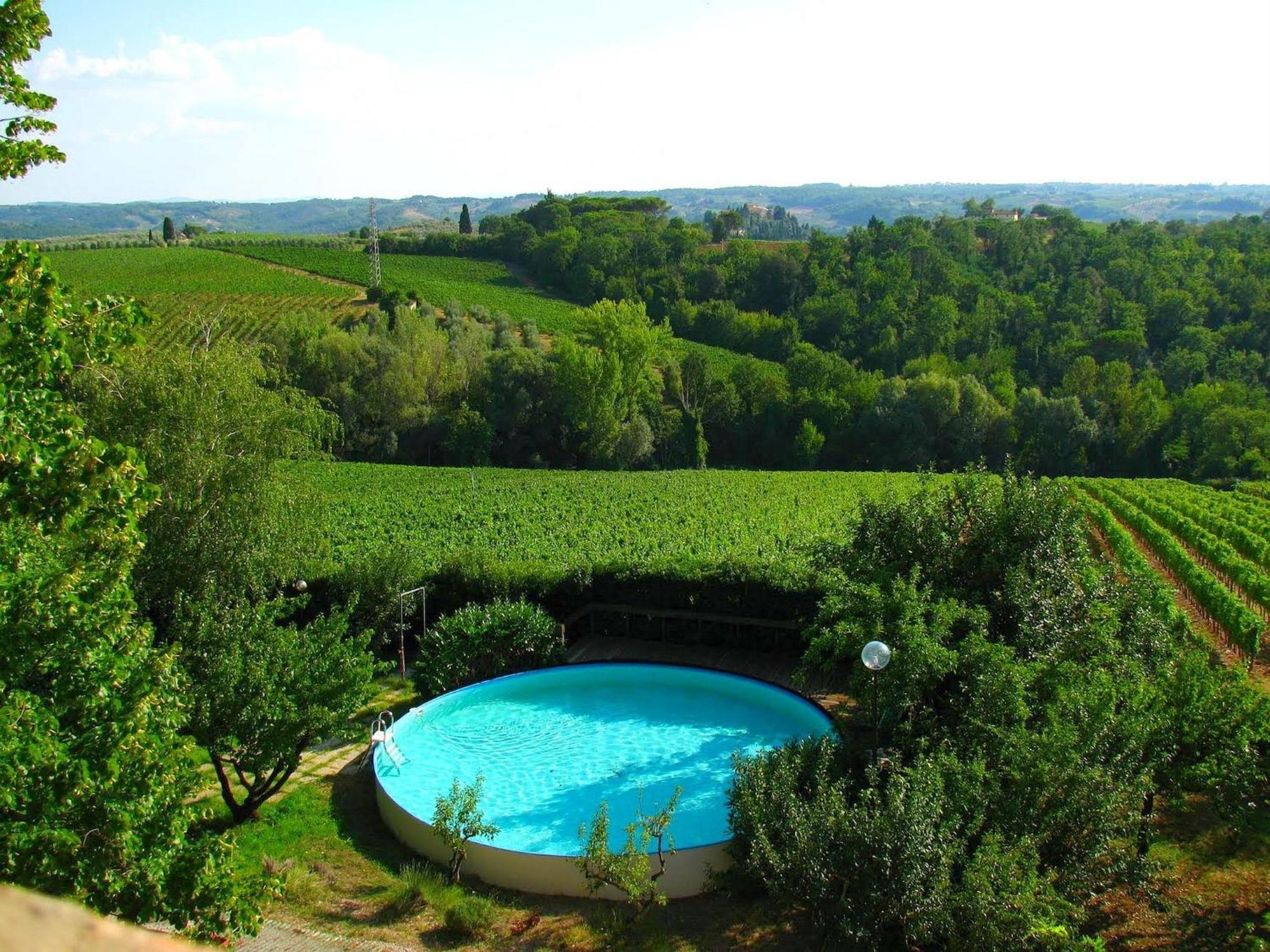 Lovely Holiday Home In Montefiridolfi With Hill View Eksteriør bilde