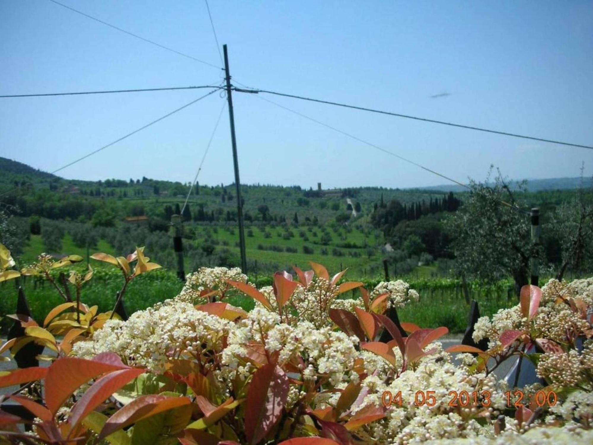 Lovely Holiday Home In Montefiridolfi With Hill View Eksteriør bilde